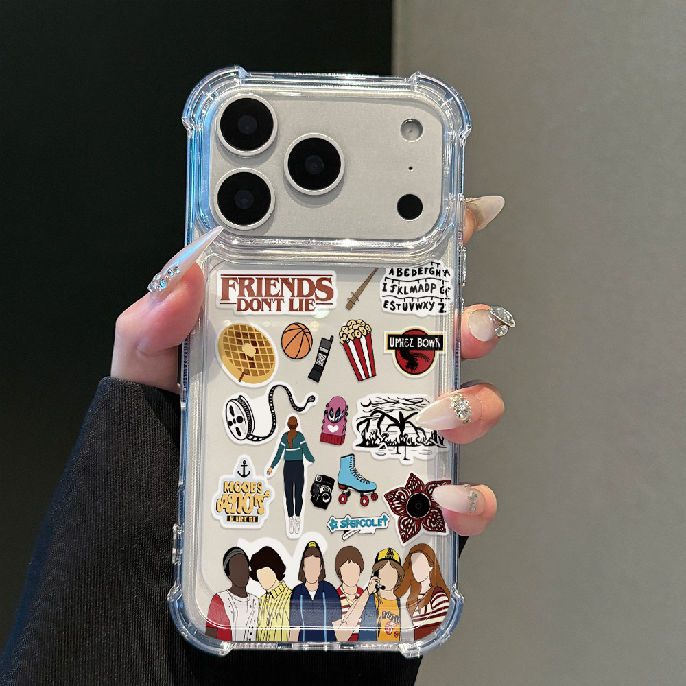 Capa Capinha Para iPhone 17 PRO PROMAX 16 11 12 13 14 15 xs XR com estampa de Stranger Things Y03101