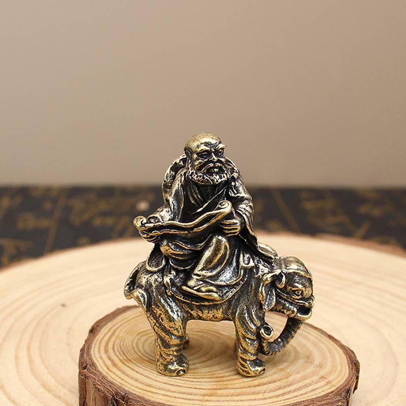 { extremewell } Dezoito Arhats Em Miniatura Retro Mini Buda Decoração Estudo Escritório Para Casa Estátua De Bronze Arte