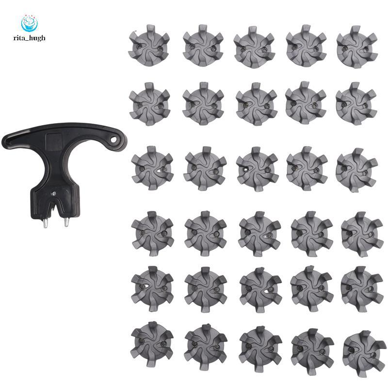 Conjunto De Pontas De Golfe Inclui 30 Peças De Presilhas De Substituição , Chave Inglesa De Metal , 6 mm De Diâmetro , P