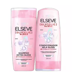 Kit Elseve L’Oréal Paris Glycolic Gloss Home Care Duo (2 Produtos)