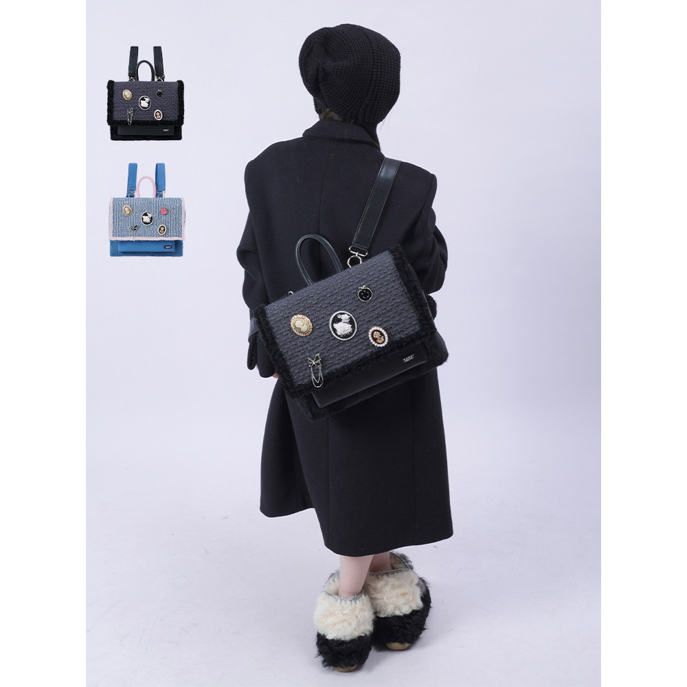 Rebirth Wild Setting Nicho Hot Girl Classe Apple MacBook Ombro Messenger Bolsa para Computador Mochila