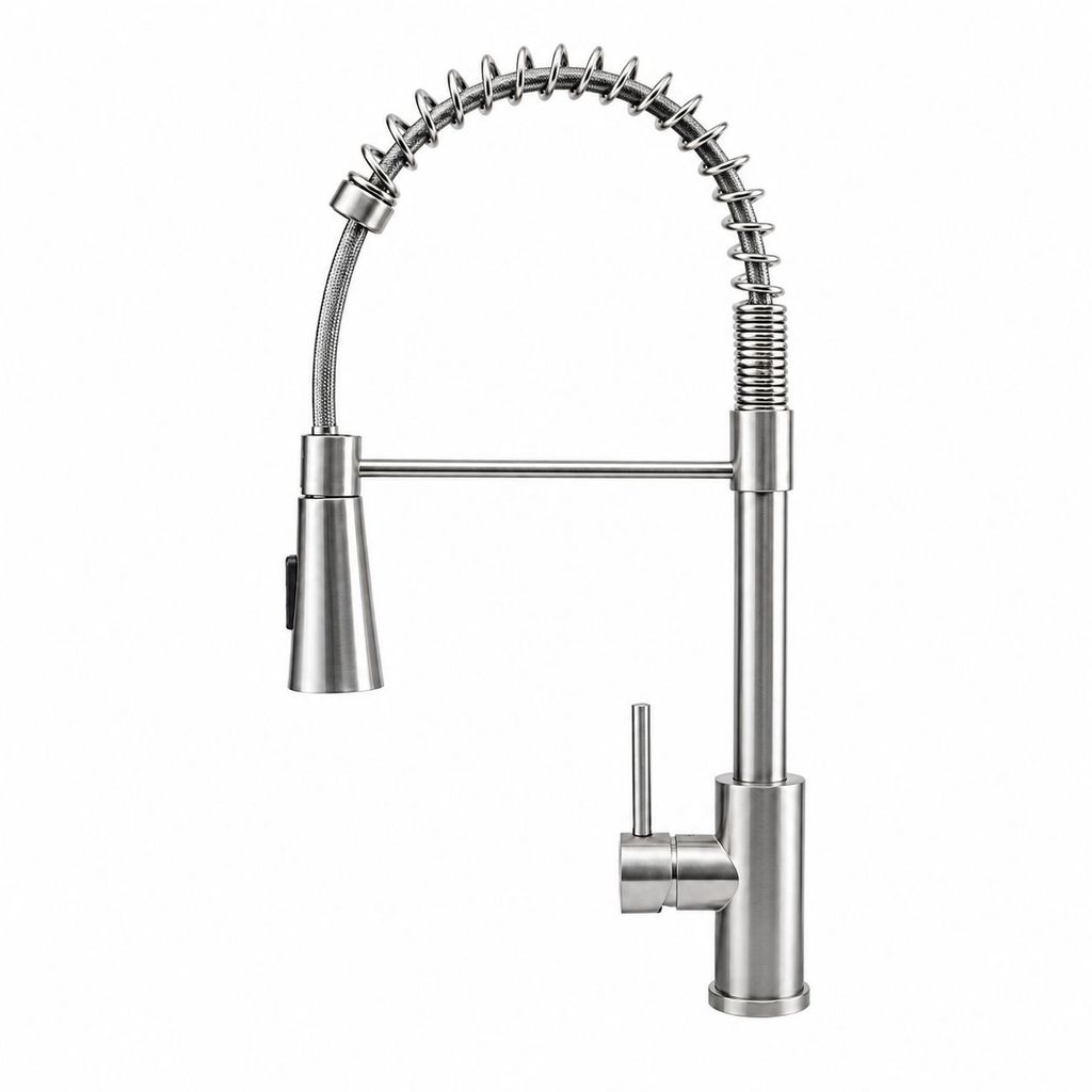 Torneira Monocomando 1 Saída Cozinha Gourmet - Escovado