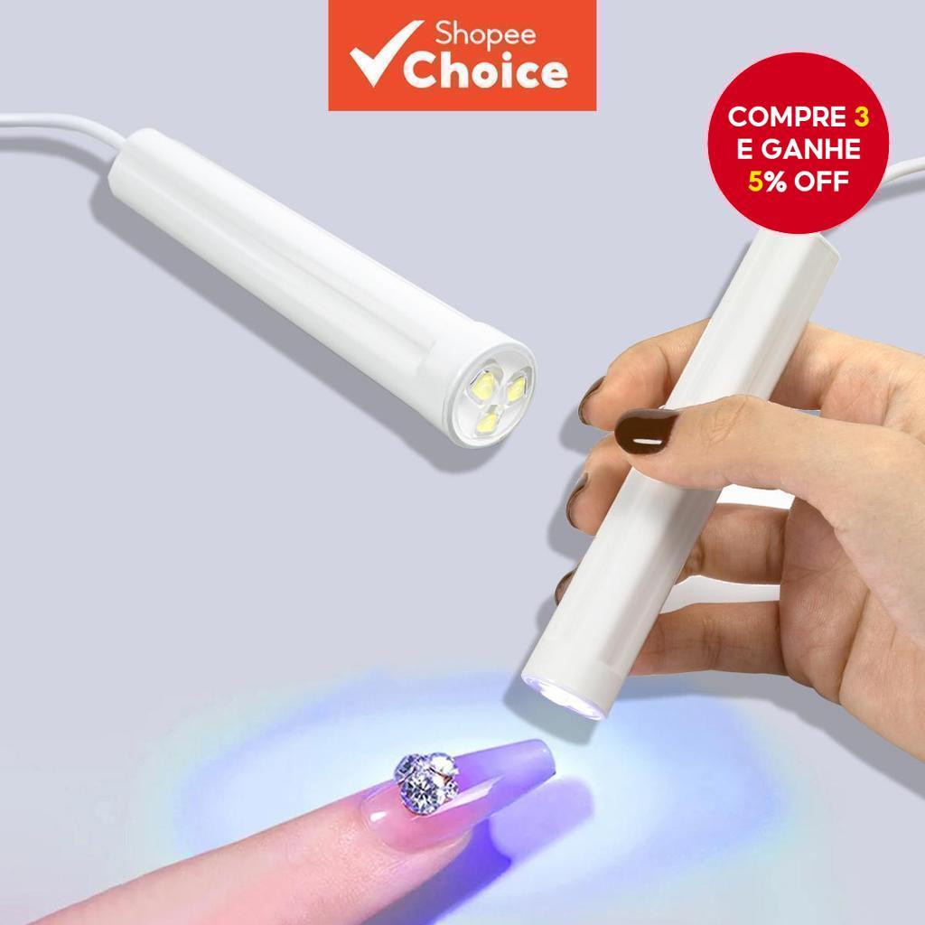 Lâmpada Plug-in Para Arte Em Unhas , Mini Portátil Secagem De Falsas , Secador De Dedo Único , Unha , Esmalte Gel , LED