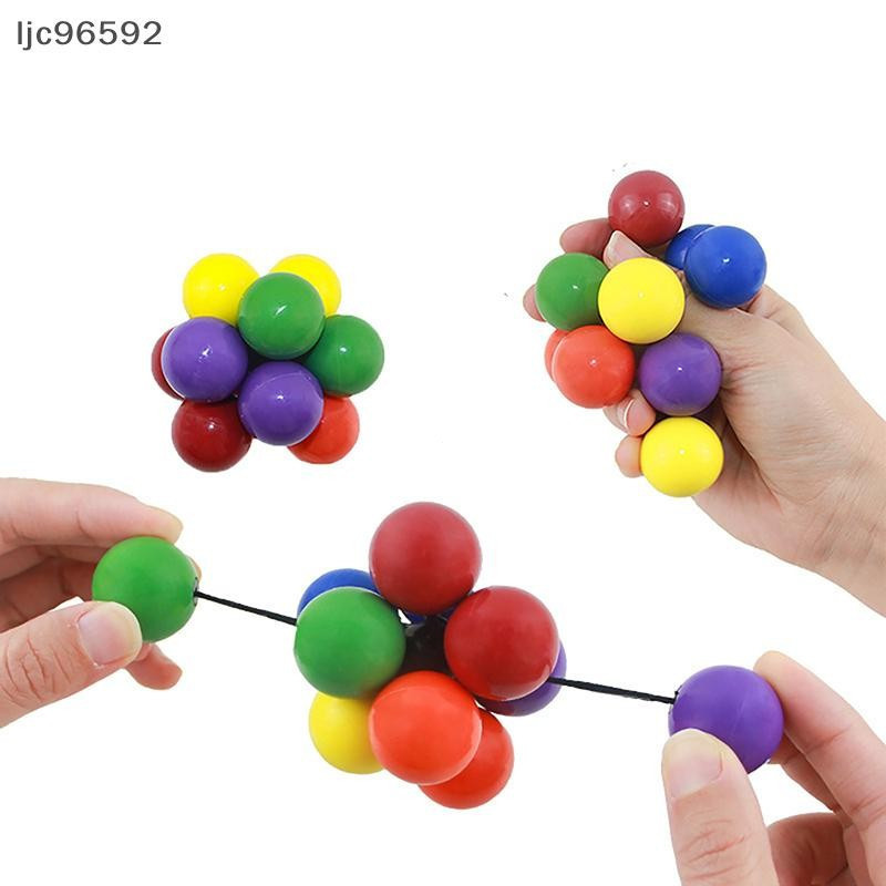 [ljc] Bola Colorida De Alívio De Estresse Para Crianças , Antiestresse De Ansiedade , Brinquedo Sensorial Adultos , Bola