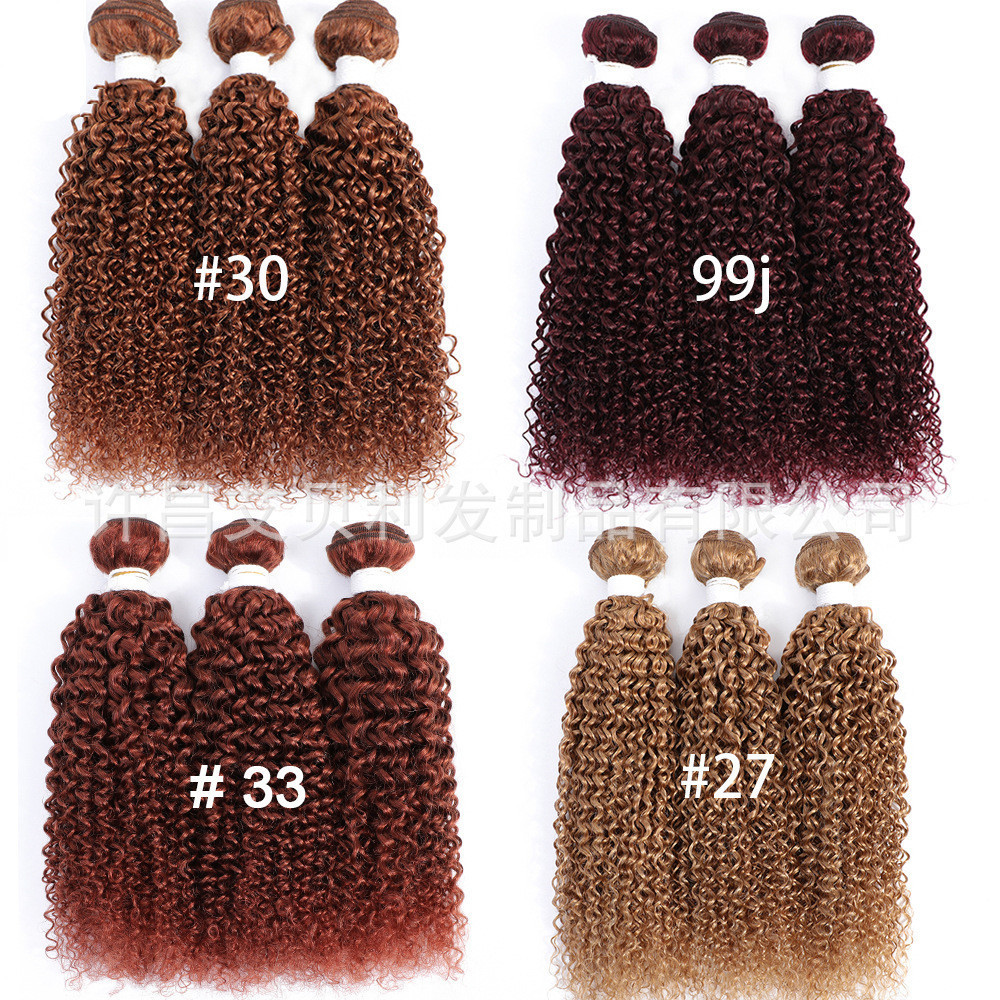 Peruca Encaracolada Colorida Para Pessoa Real27 # 30 33 99j burghuman Cortina Com Mola kinkyhair