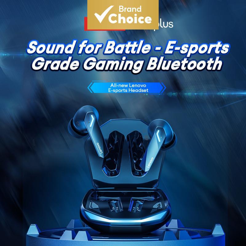 Fones de Ouvido Lenovo GM2 PRO, TWS Gaming, Som Estéreo HiFi, Luz LED, Longa Duração, À Prova d'Água, Chamadas HD,