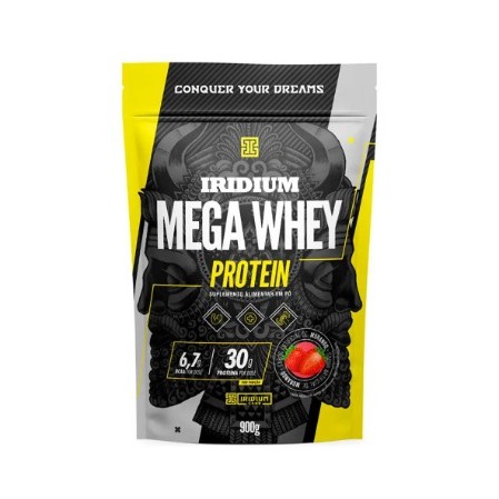 IRIDIUM MEGA WHEY PROTEIN MORANGO POUCH 900g