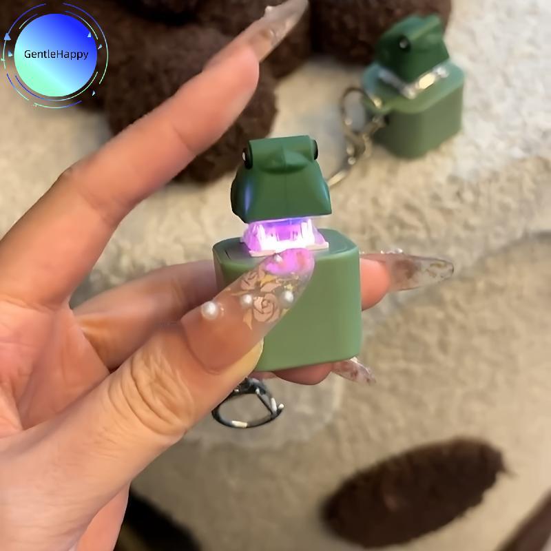 GentleHappy Sapo Choroking Brinquedo Fidget Chaveiro Com Luzes Coloridas Alívio Do Estresse Ansiedade Sensorial Diversão