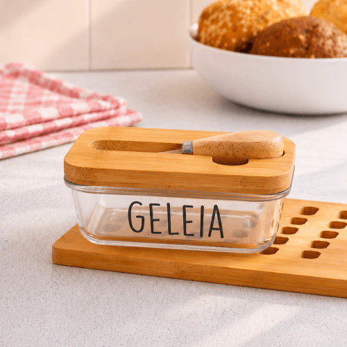 PORTA GELEIA BAMBOO