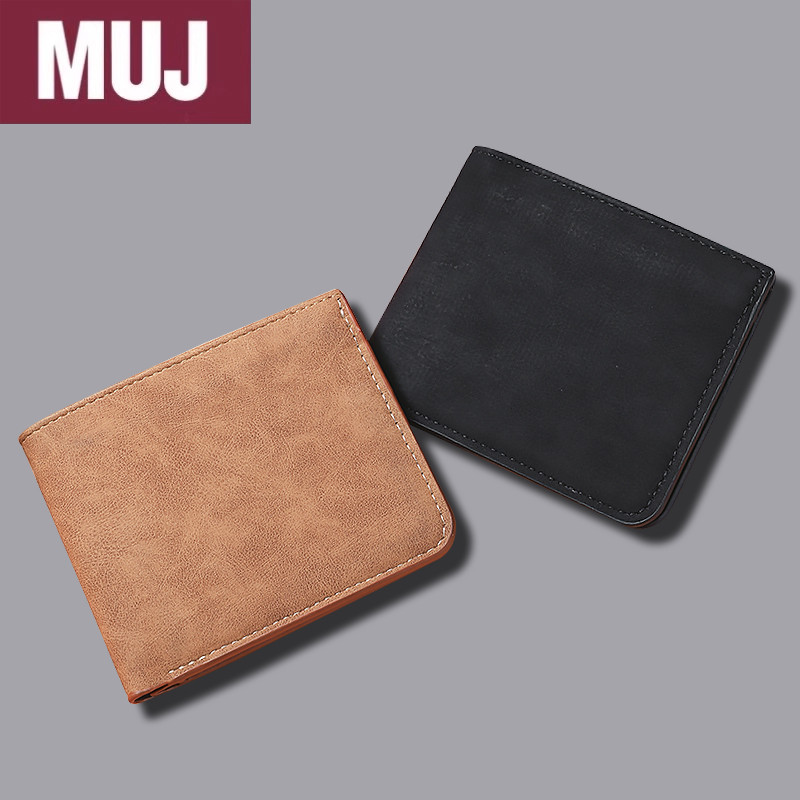 carteira masculina carteira masculina com ziper Importado do japão coreia titular do cartão carteira um homem Ultra-fino