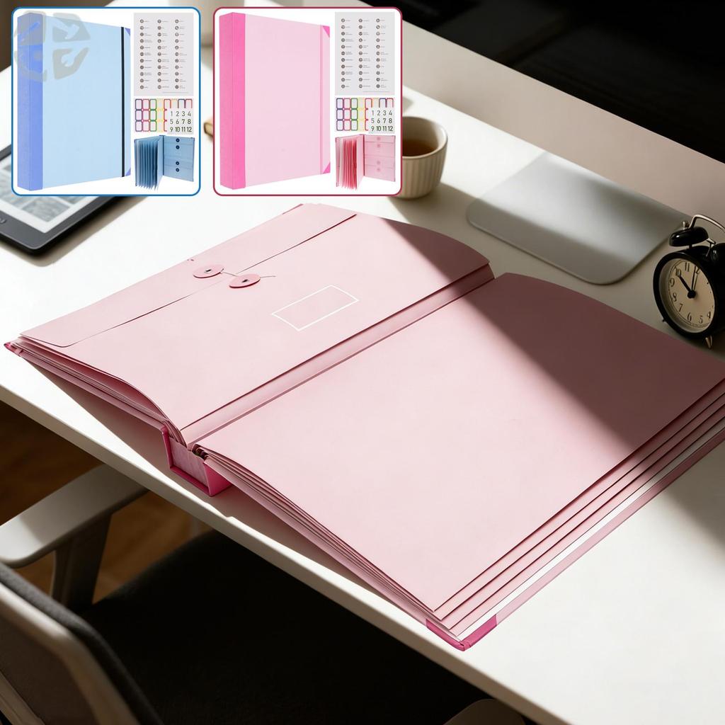 Organizador De Pasta Seguro , Leve E Portátil , De Arquivo Com Etiqueta Para Escritório Doméstico SHOPTKC1799