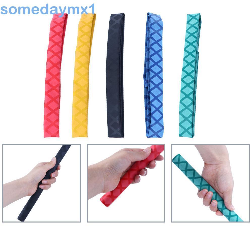 SOMEDAYMX1 Tubo Envoltório Termo Retrátil 1M 5 Cores Manga Isolada Proteger De Para Raquete De Badminton DIY