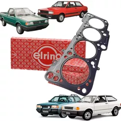 Junta Cabeçote Motor para Volkswagen Gol / Parati / Saveiro / Voyage AP 1.6 1.8 8v (Elring ELRB86.190)