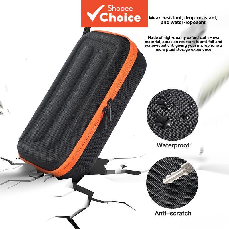 Estojo portátil para transporte duplo de microfone sem fio para acessórios do sistema JBL PartyBox Mic