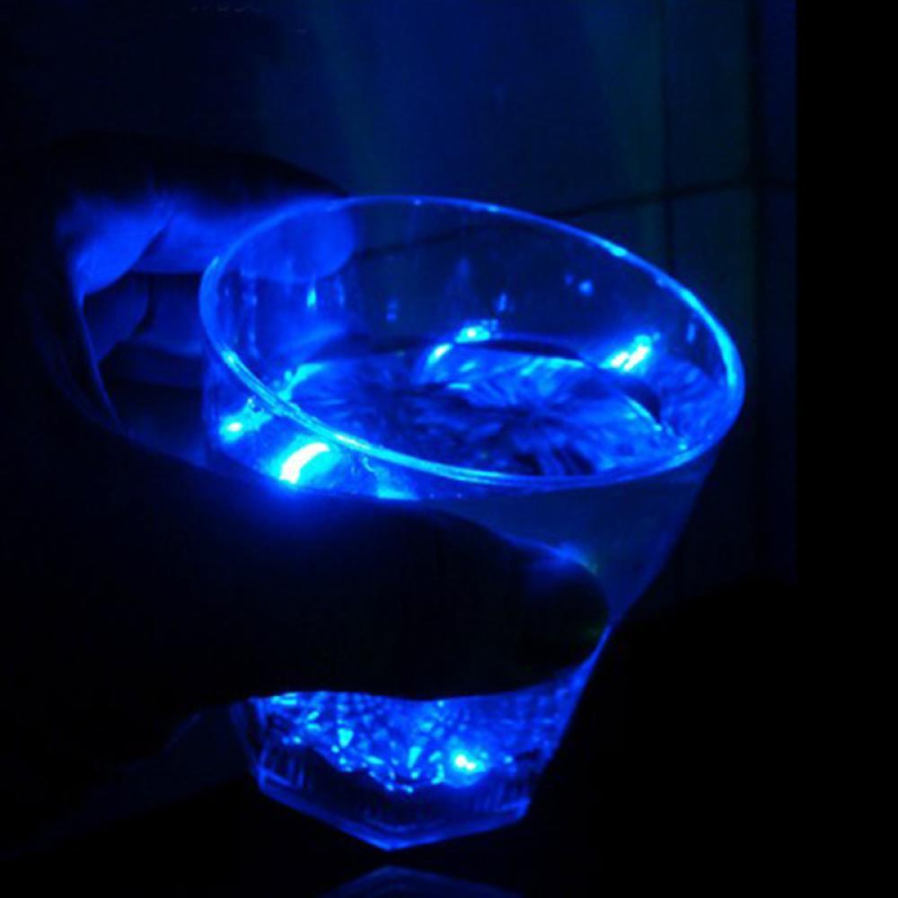 TKEY 1 Peça 50ml Mini LED Piscando Plástico Bebida Vinho Copo Bar Decorativo Festa Clube Caneca D8Y6
