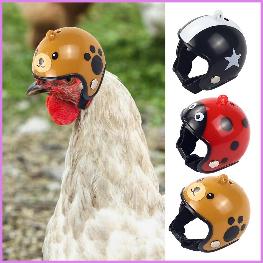 Chapéu De Frango Para Galinhas Galinha Com Alça Ajustável Arnês De Segurança Pequeno Animal Headwear Trajes De Pássaros