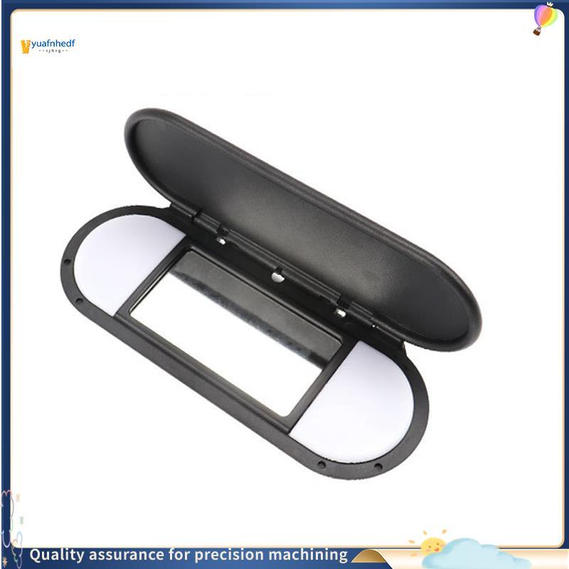 Nobleflyingprudenc2 Visor Do Teto Carro Viseira De Sol Espelho De Maquiagem Capa De Vidro Luz Tampa Da Lâmpada Para Mini