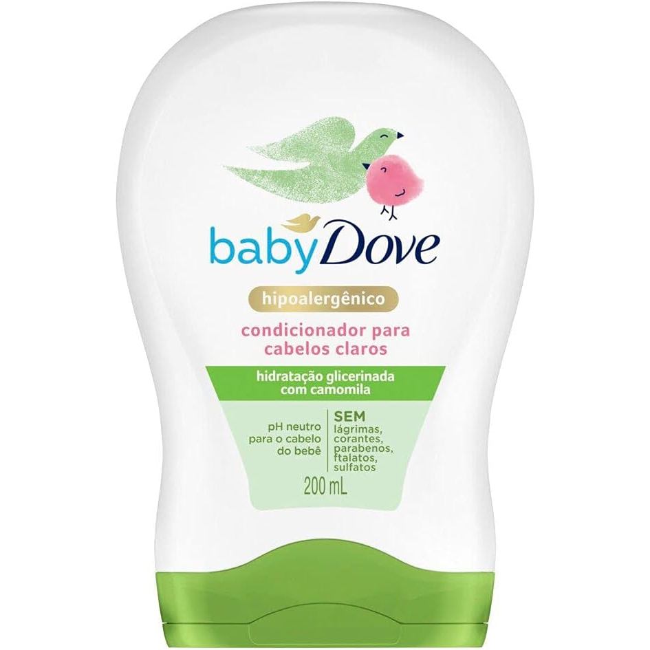 Condicionador BABY DOVE Infantil CABELOS CLAROS Hidratação Enriquecida 200ML