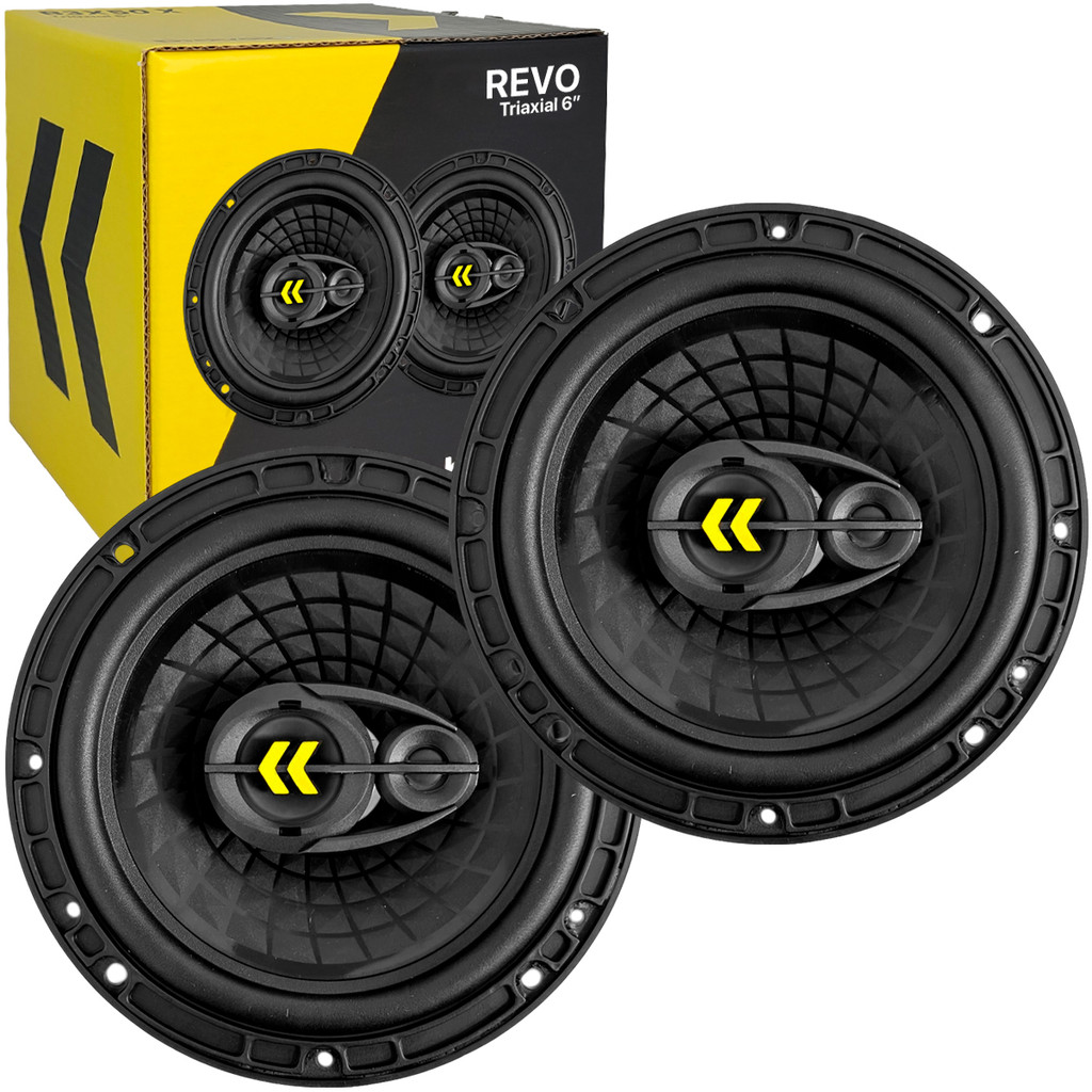 Alto-Falante Bravox Revo 6 Triaxial 140W Automotivo