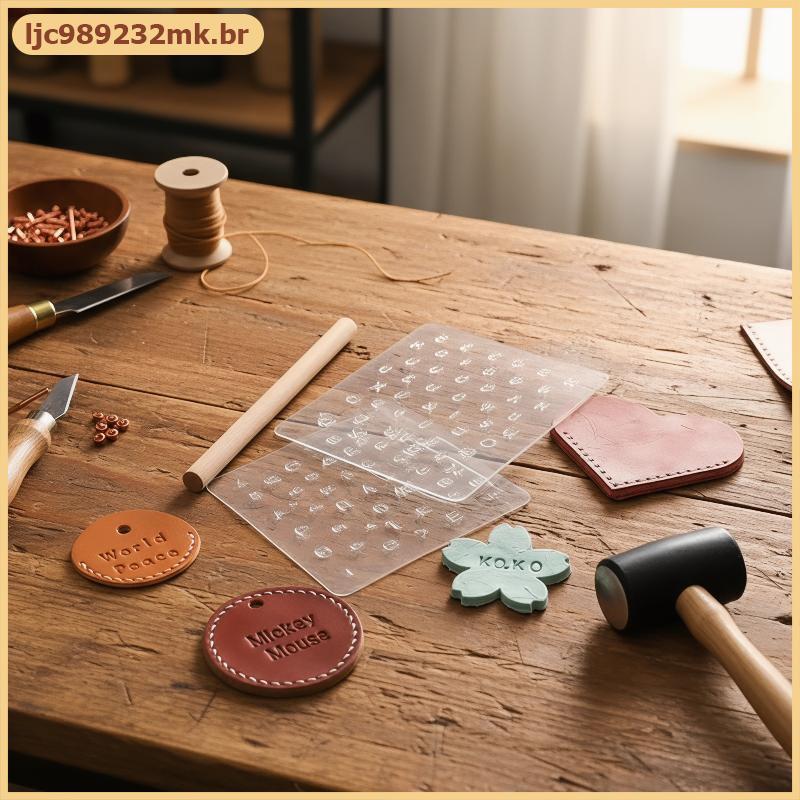 [MYBR] Ferramenta De Estampagem De Impressão De Couro DIY 1 Conjunto Kit De Gravação Artesanal De Punção De Letras Trans