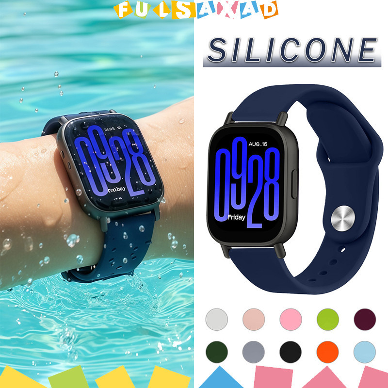 Strap De Pulseira Silicone 22 20mm Para Relógio Redmi Watch 5 Active 5 Lite /Amazfit GTS Bip 6 5/Samsung/Huawei Watch