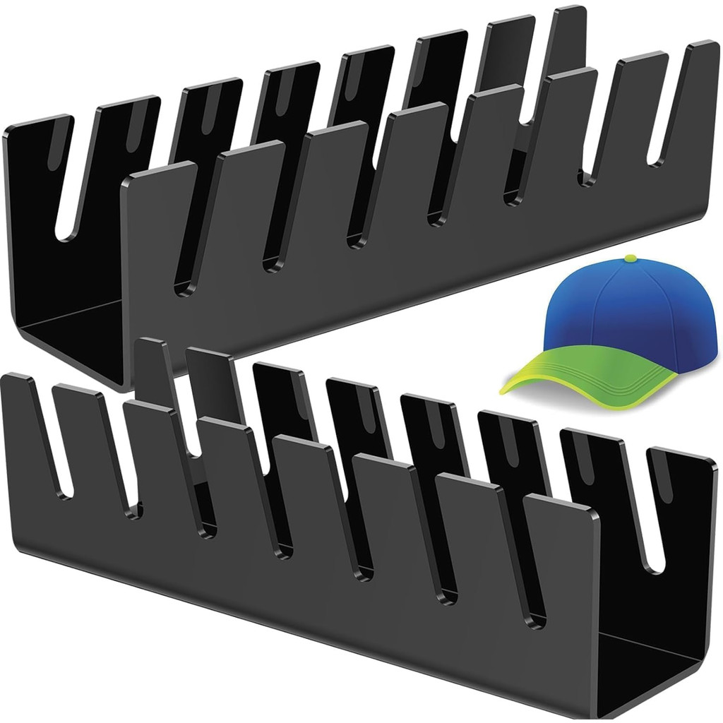 BB12 Chapéu Organizador Suporte Boné De Beisebol Display Holder Economia De Espaço Rack De Armazenamento Armário