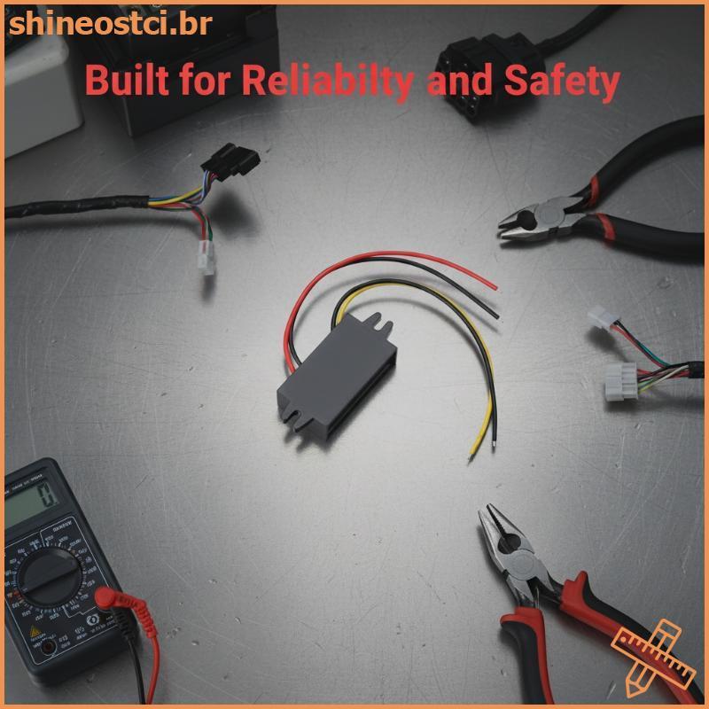 SHINE Regulador De Volt Ajustável Para Carro , DC 12V A 3.3V 3.7V 4.2V 5V 6V 9V , Fonte De Alimentação À Prova D'água Si