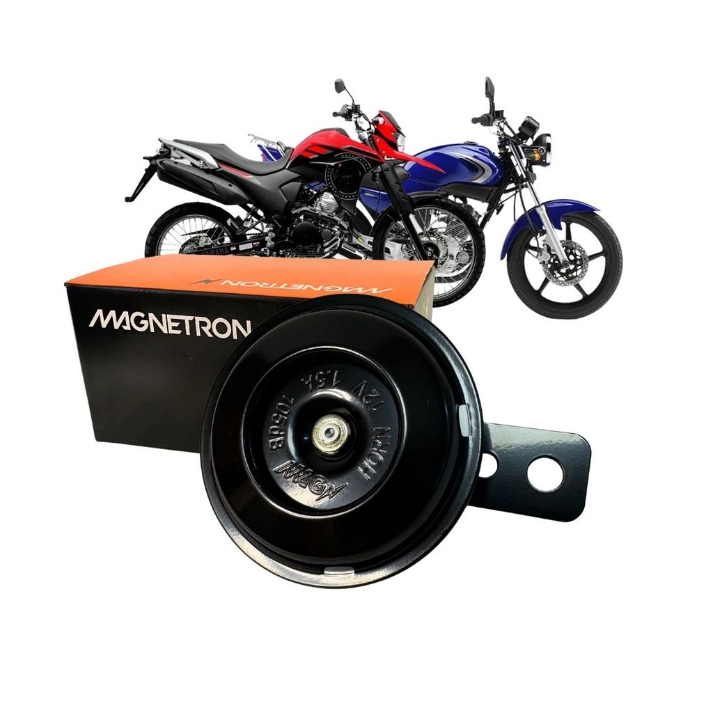Buzina Moto Para Yamaha YBR 125 XTZ 250 Buzina Lander 250 Magnetron 90265740