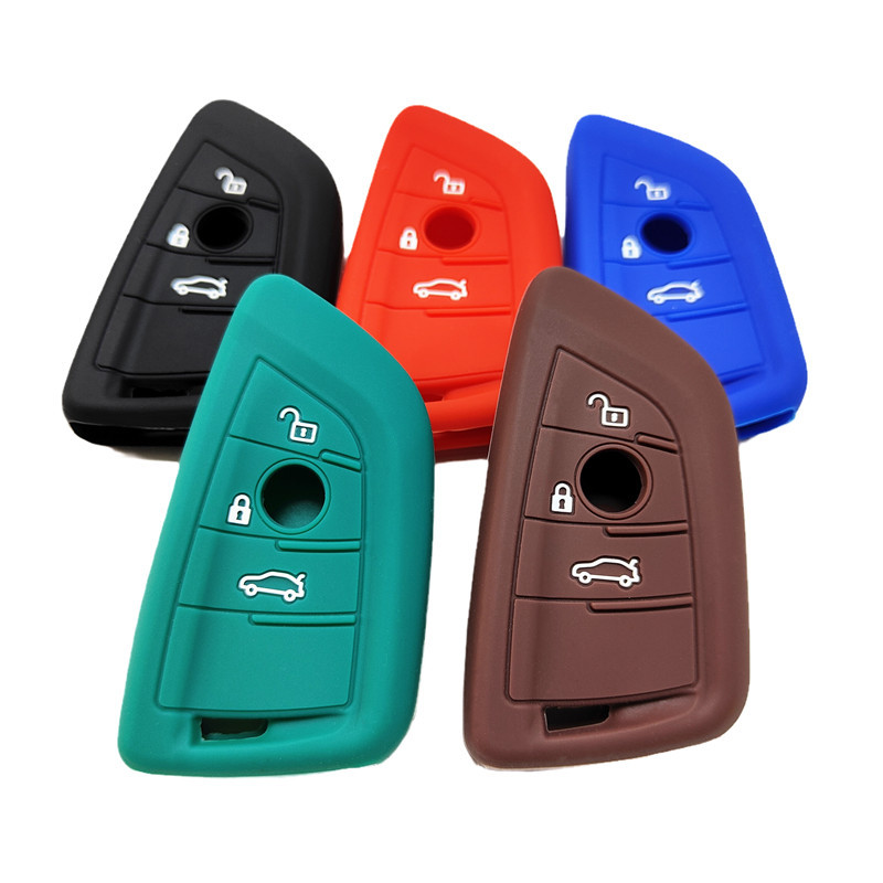 Adequado para BMW X5X6 Silicone caso chave X1x4 lâmina 2 série carro controle remoto caso protetor 3 série 5 série 7 sér