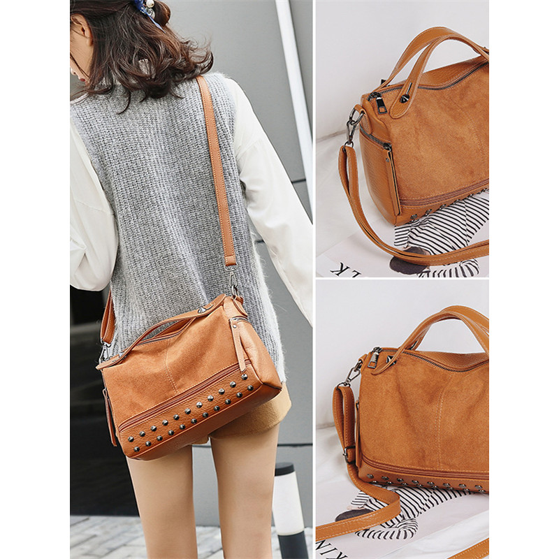 França MK & ins versão coreana moda fosco saco senhoras High-End Retro bolsa de couro macio bolsa de ombro saco do mensa