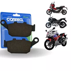 Pastilha Freio Traseiro Moto Honda CBR 250R 2011 ate 2015 Cobreq