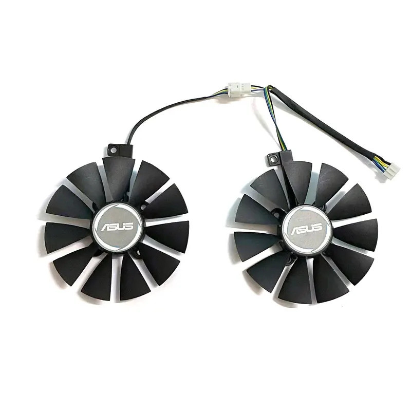 87MM PLD09210S12HH GTX1060 GTX1070 RX480 Ventilador Refrigerador Para ASUS Série Dupla GTX 1070 1060 RX 480 470 570 Plac