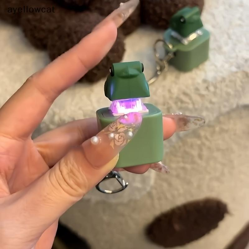 AYE Sapo Chorando Brinquedo Fidget Chaveiro Com Luzes Coloridas Alívio Do Estresse Ansiedade Sensorial Diversão Animal B