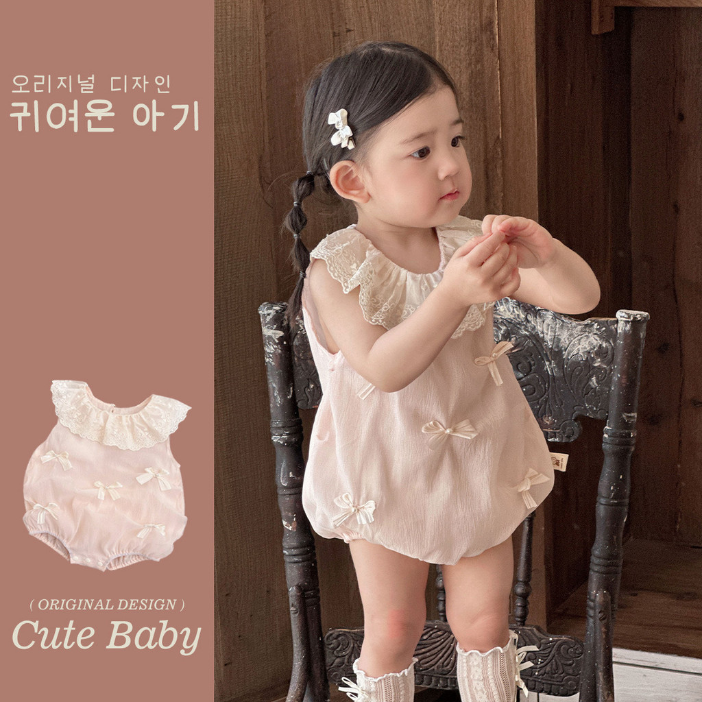 Feminino bebê vestido de verão princesa doce bebê macacão colete macacão cem dias banquete um ano de idade vestido fino