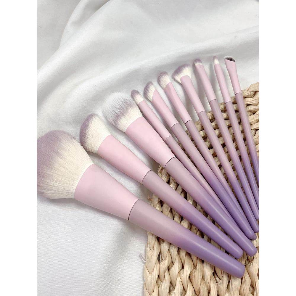 kit pincel maquiagem pincel maquiagem 10 conjuntos de pincéis de maquiagem conjunto completo genuíno cabelo macio Cangzh