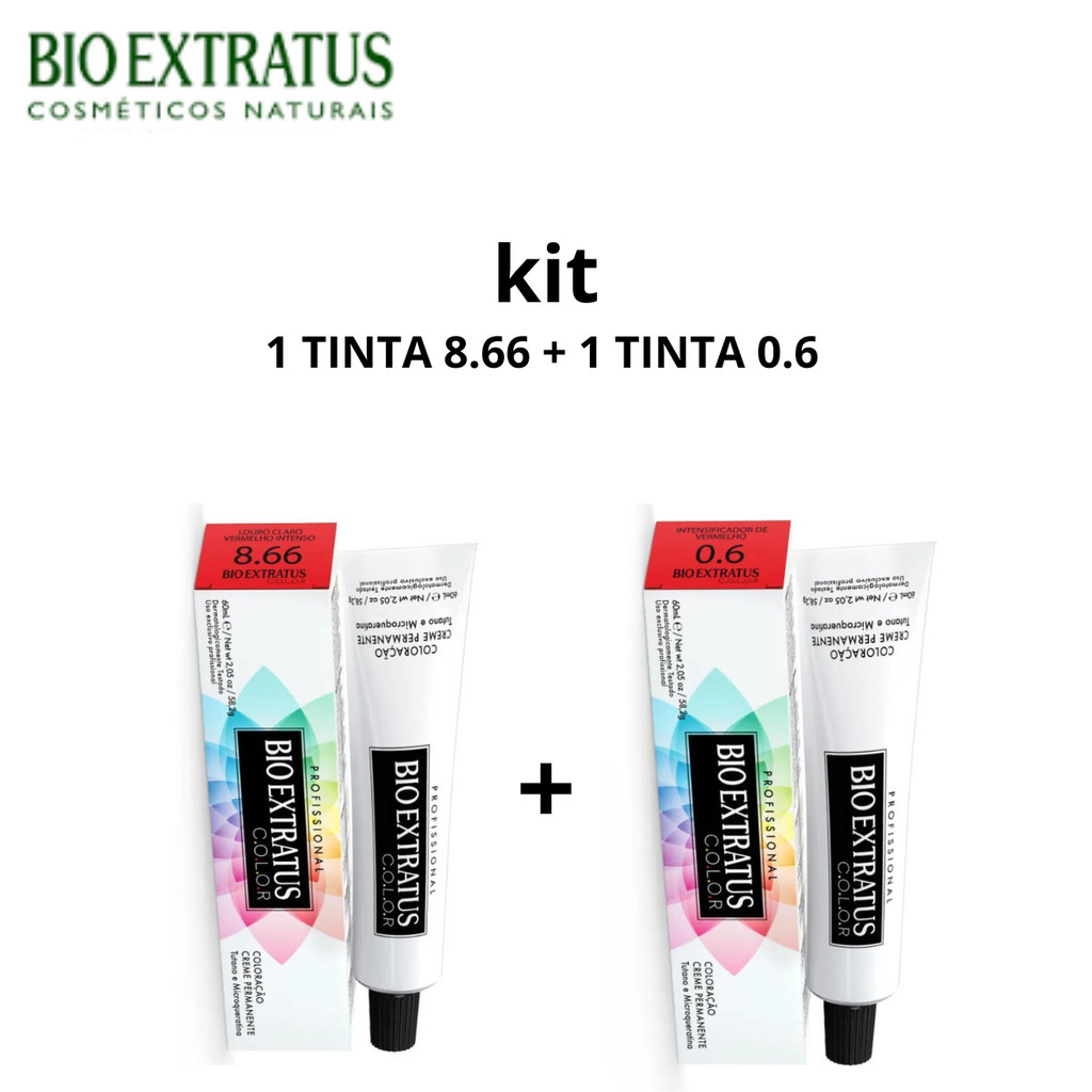 KIT BIO EXTATUS 2 TINTAS 0.6 + 8.66