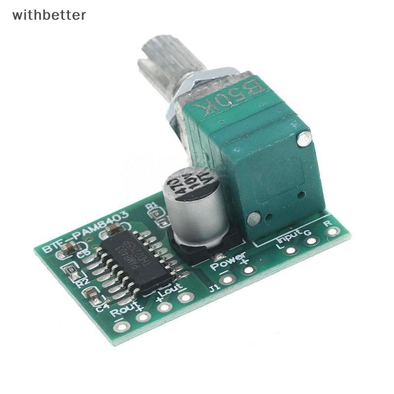 Mini Placa Amplificadora De Áudio Estéreo PAM8403 DC5V USB Power Módulo Digital De 2 Canais Para Atualização De Sistema