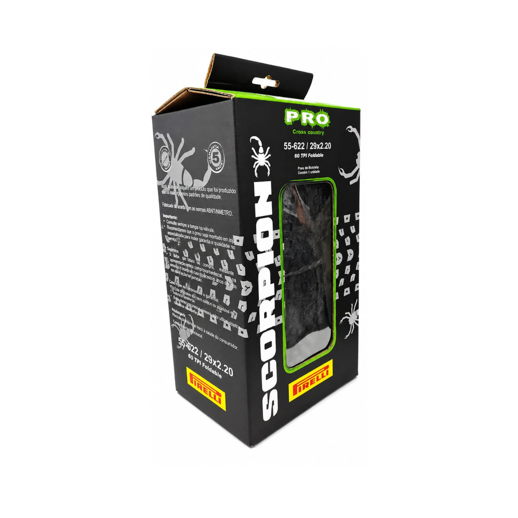 Pneu Pirelli Scorpion Pro 29x2.20 Kevlar Dobrável MTB Bike Aro 29