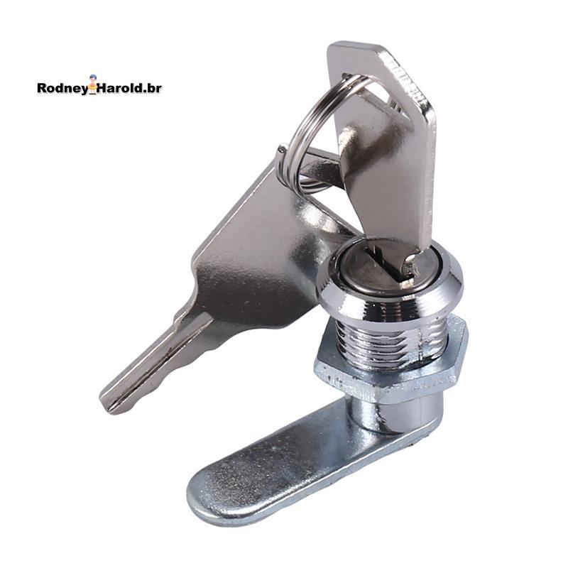 [Entrega Rápida R] Cam Lock Desk Gaveta 16MM + 2 Chaves Para Armário Caixa De Correio Arquivo