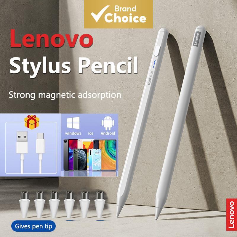 Caneta Lenovo BP16 para iPad com ponta Apple Pencil, carregamento rápido USB-C, caneta universal para tablet com