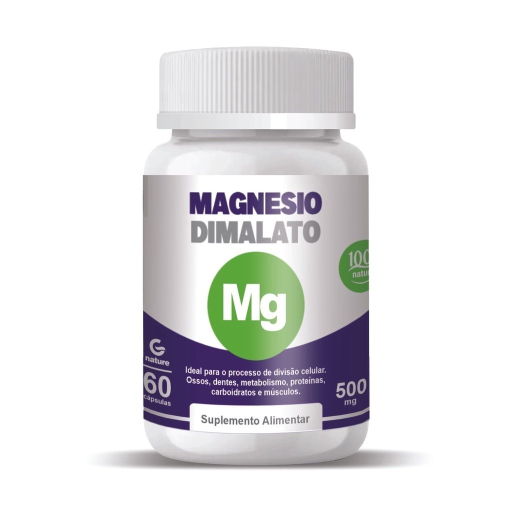 Magnésio Dimalato 60caps 500mg  GENATURE