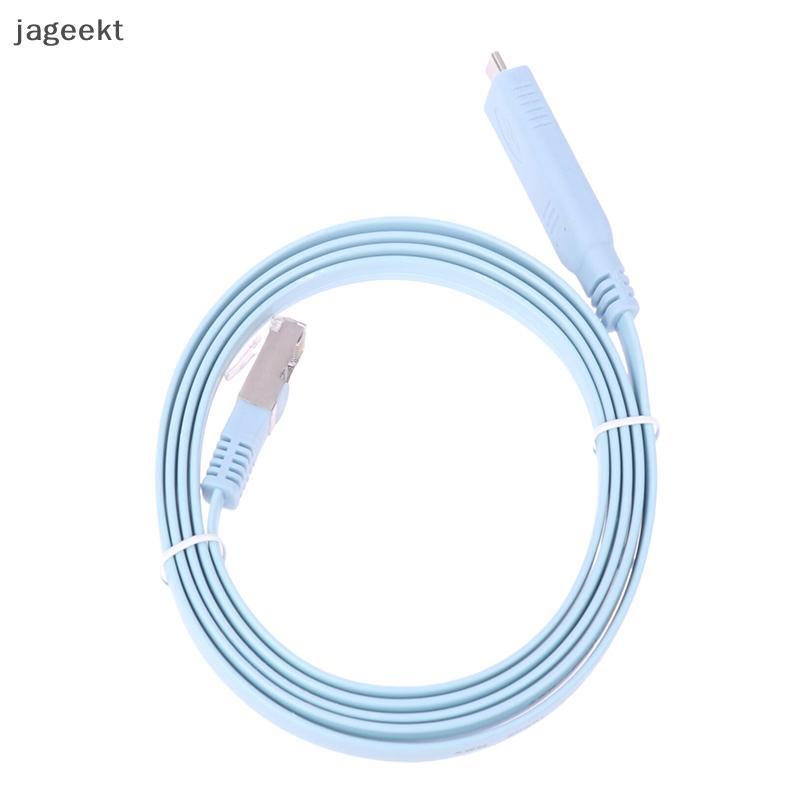 [jageekt] Cabo De Console Usb C Para Rj45 De 1.5 M Adaptador Serial Rs232 Roteador Rj 45 Conversor De Dados Tipo-Cabos D