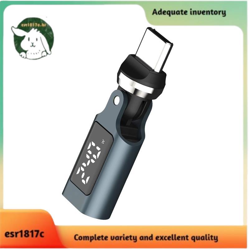 Adaptador USB C Para Conversor De Carregamento Rápido De 240 W Transferência De Dados De 480 Mbps 540 ° Conector De Disp