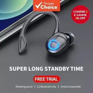 X10 Fone De Ouvido Sem Fio Toque Estéreo Único Fones Gamer Negócios Bluetooth Compatível 5.2 Esportes À Prova Dwaterproo