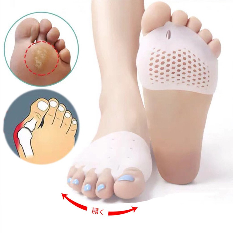 Corretor De Joanete De Silicone Separador De Dedo Do Pé Joanetes Valgo Para Haluksy Hálux