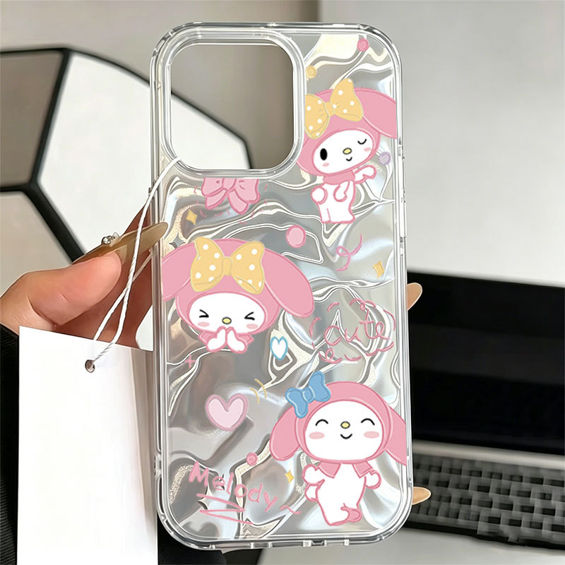 Sanrio Minha Melodia Caso De Telefone Para Samsung S24 Plus S23 FE S23 Ultra S21 S22 S20 A56 A55 A54 A16 A15 A35