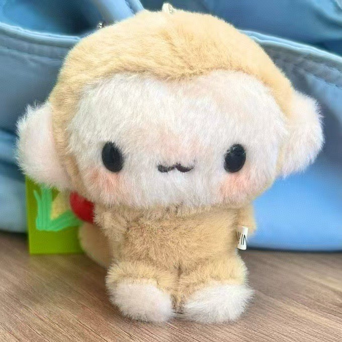 Chaveiro de pelúcia de macaco da série Hinaku, presente de macaco de alto valor. VGRI