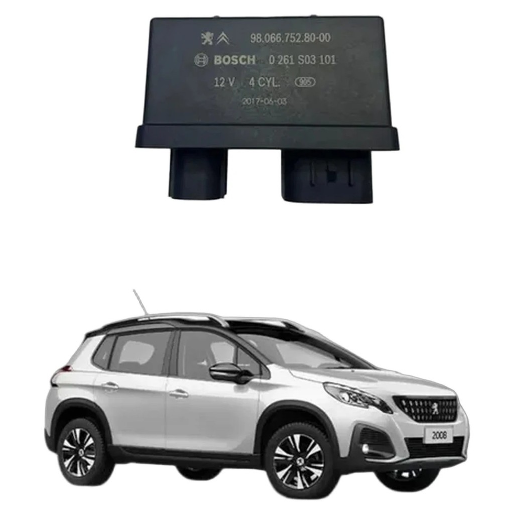 Módulo Relé Ventoinha Peugeot 2008 2017 a 2019 0261s03101
