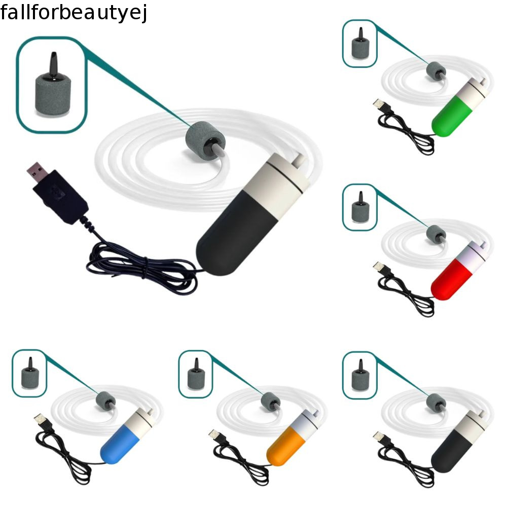 Bomba De Ar De Oxigênio Para Aquário FALLFORBEAUTYEJ , Aerador De Compressor Ultra Silencioso Com Carregamento USB Mudo