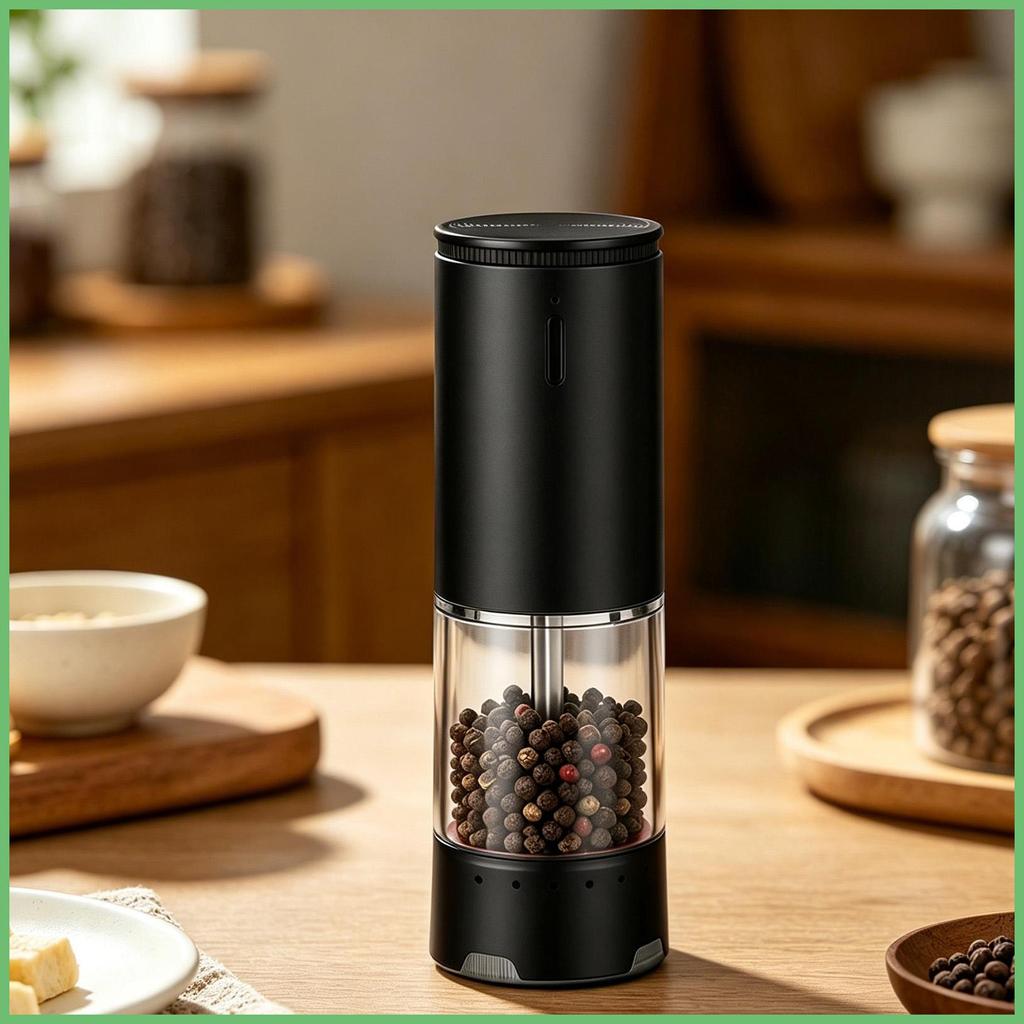 Moedor De Sal Elétrico Carregamento USB Shaker Ajustável Aspereza Pimenta Moinho Para Cozinha Café kouzxbr